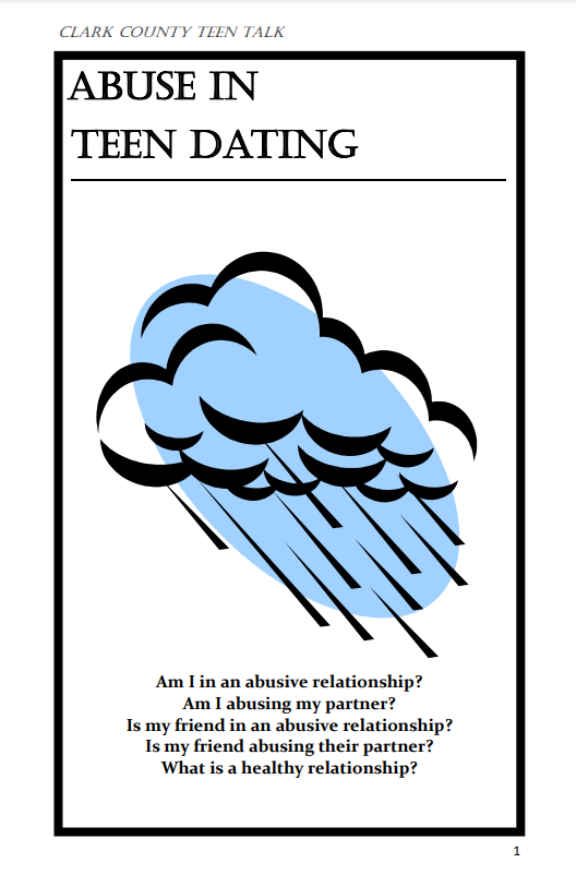Booklet Cover - Abuse in teen dating