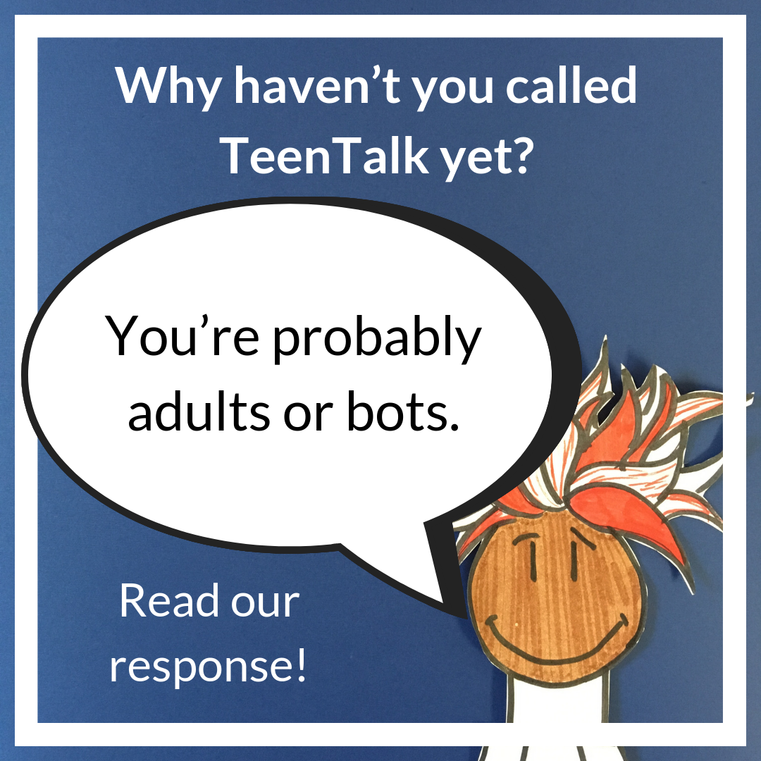 You're probably adults or bots
